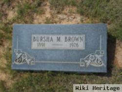 Bursha M. Brown