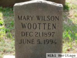 Mary Wilson Wootten