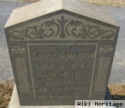 Carrie F Martin