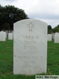 Vera F Shaw