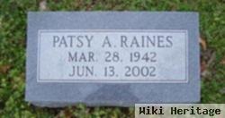 Patsy A Raines