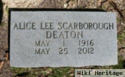 Alice Lee Scarborough Deaton