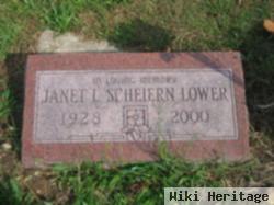 Janet L Scheiern Lower