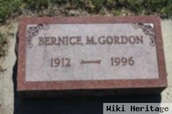 Bernice M Gordon