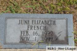 June Elizabeth French