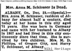 Anna Margaret "ann" Radamacher Schlosser