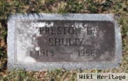 Preston Donald Shultz, Sr