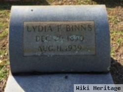 Lydia F Binns