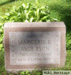 Margerie D Anderson