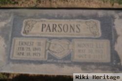 Ernest H Parsons