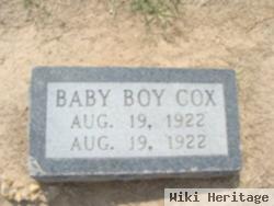 Infant Son Cox