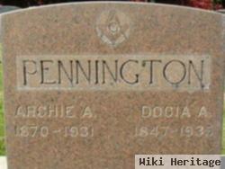 Docia A Pennington