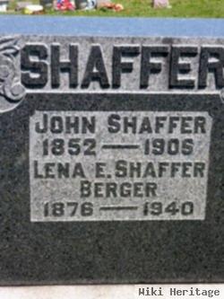 Lena E Sch Tz Shaffer Berger