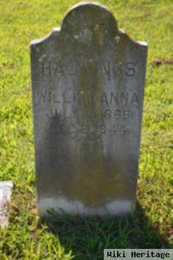 Williamanna Hastings