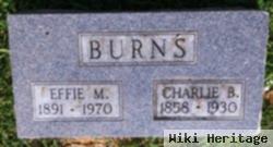 Charlie B Burns