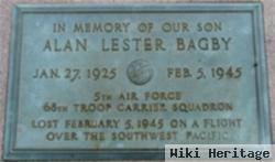 Alan Lester Bagby