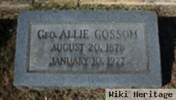 George Allie Gossom