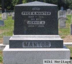 Jane Ann "jennie" Savage Mantor