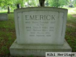 Anna B Miles Emerick