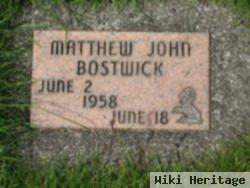 Matthew John Bostwick