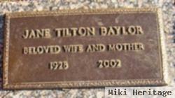 Jane Leola "lindy" Tilton Baylor