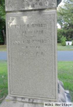 Anne M Wright Dwight