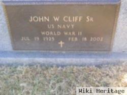 John W Cliff