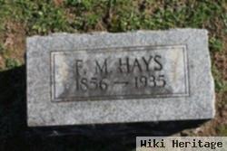 F. M. Hays