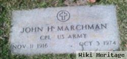 Corp John Horace Marchman