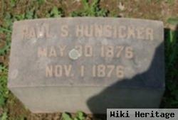 Paul S Hunsicker