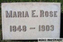 Maria E Rose