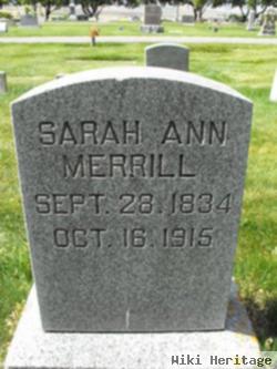 Sarah Ann Atkinson Merrill