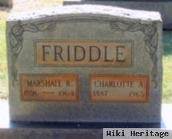 Marshall Ray Friddle