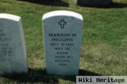 Marion H Higgins