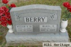 William H Berry, Sr