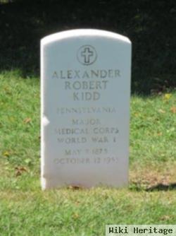 Maj Alexander Robert Kidd