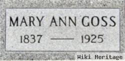 Mary Ann Arnold Goss