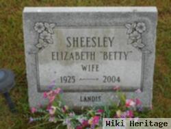 Elizabeth "betty" Landis Sheesley