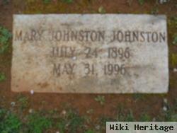 Mary Johnston Johnston