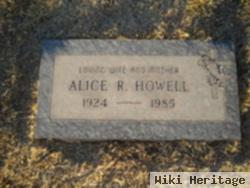 Alice R Howell