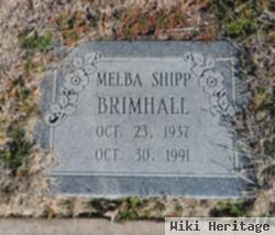 Melba Jacqueline Shipp Brimhall