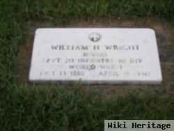 Pvt William H. Wright