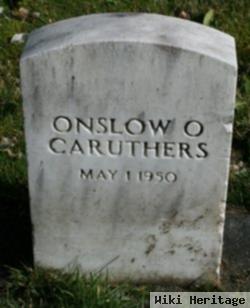 Onslow Oscar Caruthers