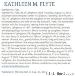 Kathleen M. Iseman Flyte