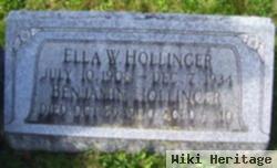 Ella W. Hollinger