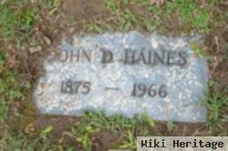 John D. Haines