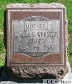 Carrie E Webster Brown