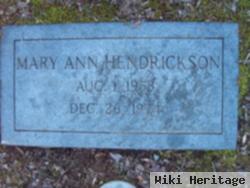 Mary Ann Hendrickson