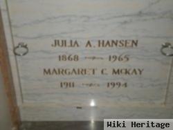 Julia Agnes Woods Hansen