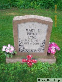 Mary L Pryor Lyne